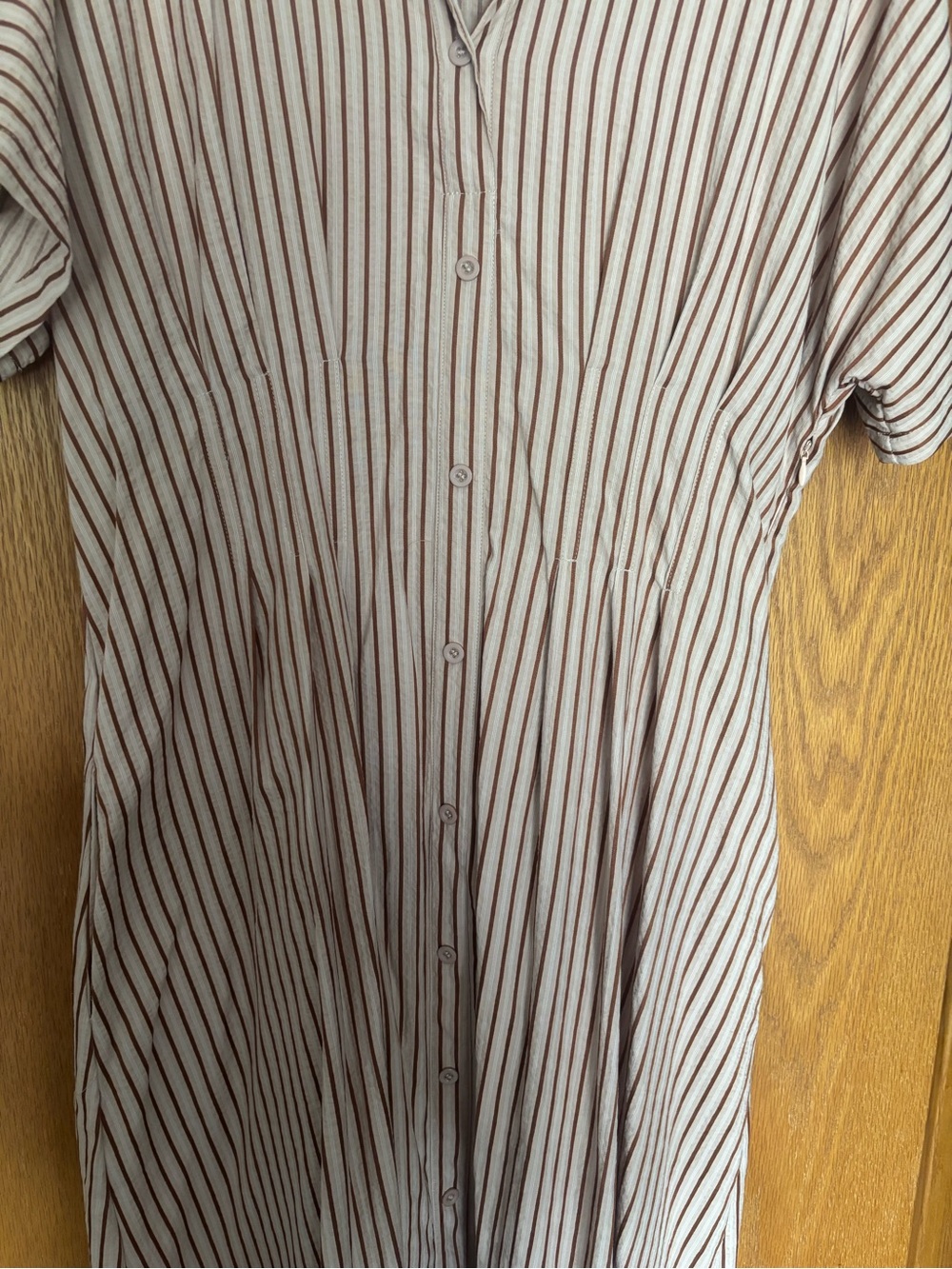 Petal & Pup Eilis Short Sleeve Button Down Maxi Dress - Picture 3 of 4